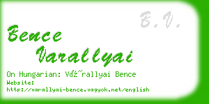 bence varallyai business card